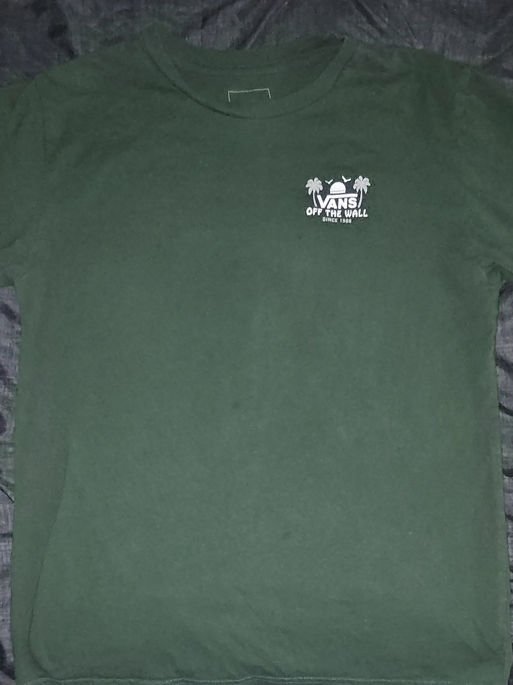 Vans Kids Dark Green Short Sleeve Logo Tee